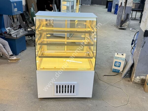 Kompakt Dikey Pasta Dolabı | LED Aydınlatmalı Pastane Teşhir Vitrini – DM031