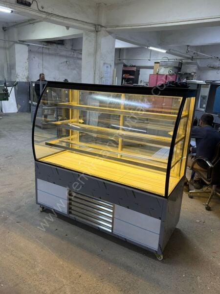 Pasta Teşhir Reyonu Soğutmalı Vitrin | Yaş & Kuru Pasta Dolabı – DM055