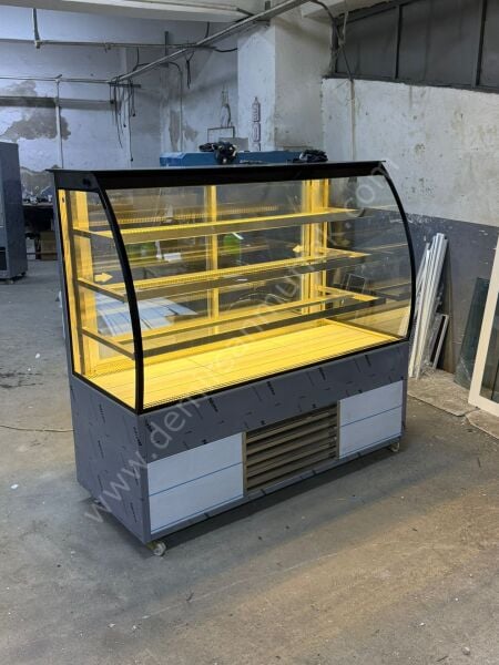 Pasta Teşhir Reyonu Soğutmalı Vitrin | Yaş & Kuru Pasta Dolabı – DM055