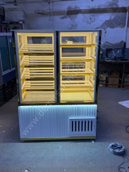 Dikey Pasta Dolabı Soğutmalı Teşhir Vitrini | Yaş & Kuru Pasta – DM057