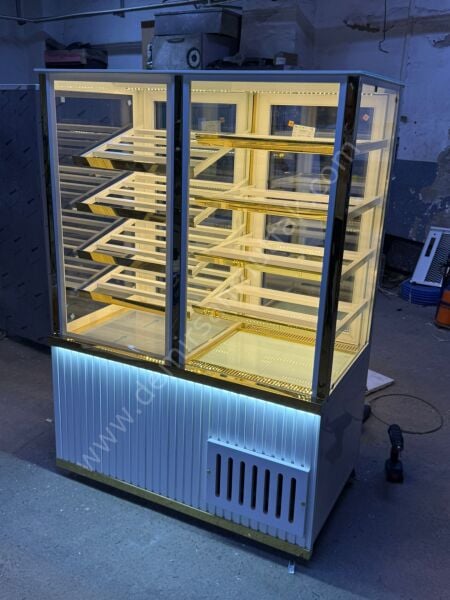 Dikey Pasta Dolabı Soğutmalı Teşhir Vitrini | Yaş & Kuru Pasta – DM057