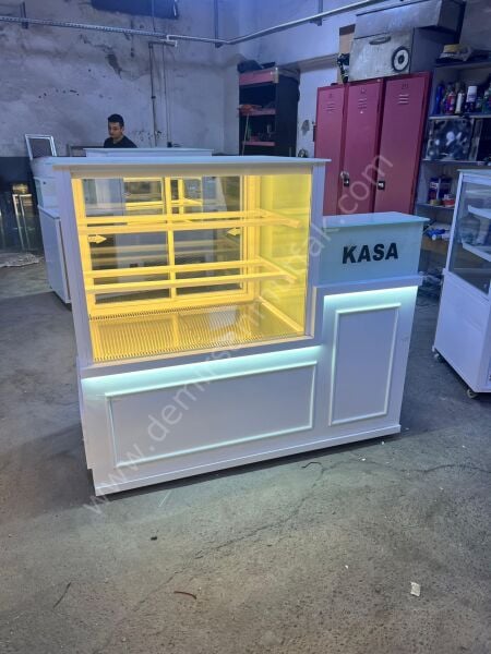 Kasalı Pasta Teşhir Dolabı Soğutmalı Vitrin | Yaş & Kuru Pasta – DM058