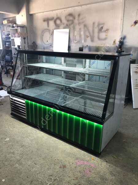 Restoran Tipi Kebap Et Teşhir Dolabı – Endüstriyel Vitrin Çözümü DM081