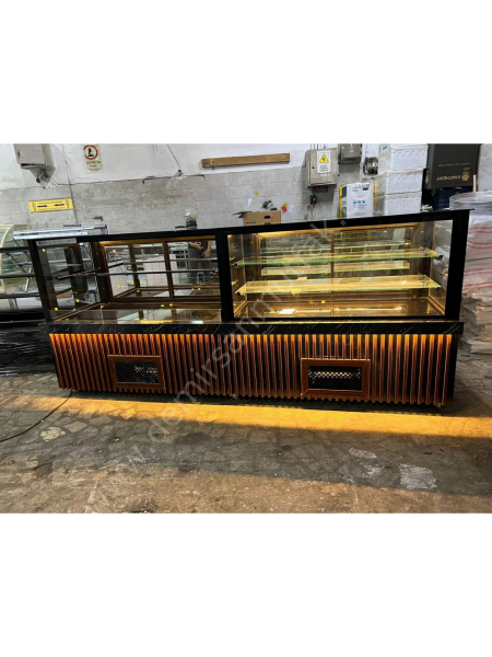 Pasta Tatlı Meşrubat Teşhir Dolabı – Çok Amaçlı Pastane Vitrini DM084