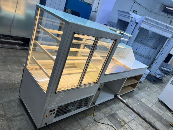 Kasa Entegreli Pasta Teşhir Dolabı ve Börek Tezgahı DM0118