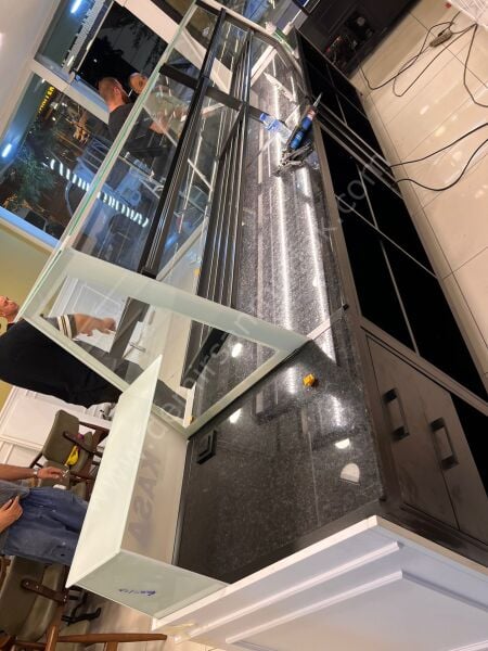 Modern Tasarımlı Baklava ve Tatlı Teşhir Tezgahı DM0119