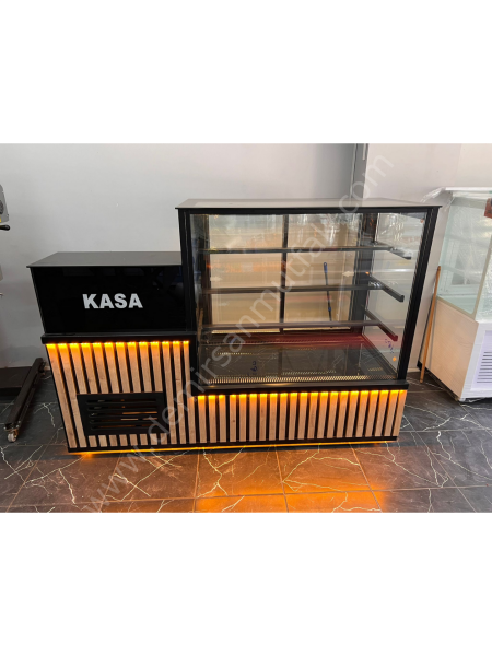 Kasa Modüllü Pasta Tatlı Teşhir Dolabı DM0127