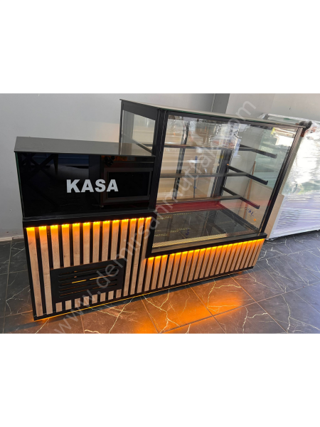 Kasa Modüllü Pasta Tatlı Teşhir Dolabı DM0127