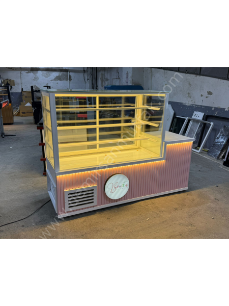 Pastane Tatlı Teşhir Dolabı – Profesyonel Endüstriyel Vitrin DM0139