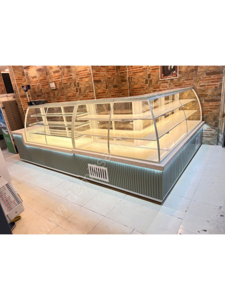 Pasta Tatlı Teşhir Dolabı Seti – Profesyonel Pastane Vitrin Çözümü DM0151