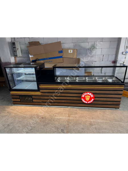 Kebap ve Salata Bar Dolabı – Restoran Teşhir ve Servis Ünitesi DM0161