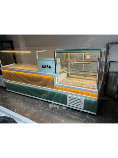Pasta Tatlı Dolabı ve Baklava Tezgahı – Profesyonel Teşhir Ünitesi DM0169