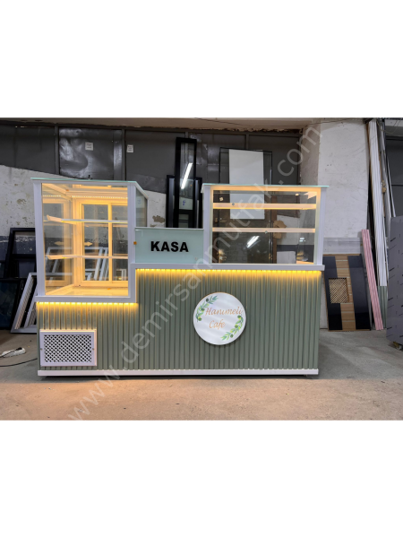 Pasta Tatlı Dolabı ve Börek Tezgahı – Endüstriyel Teşhir Bankosu DM0170