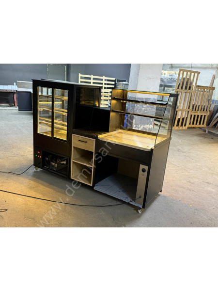 Börek Tezgahı ve Pasta Tatlı Dolabı – Profesyonel Teşhir Bankosu DM0172