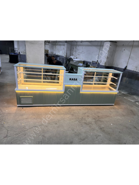 Pasta, Tatlı ve Kuru Pasta Teşhir Dolabı – Çok Raflı Vitrin DM0174