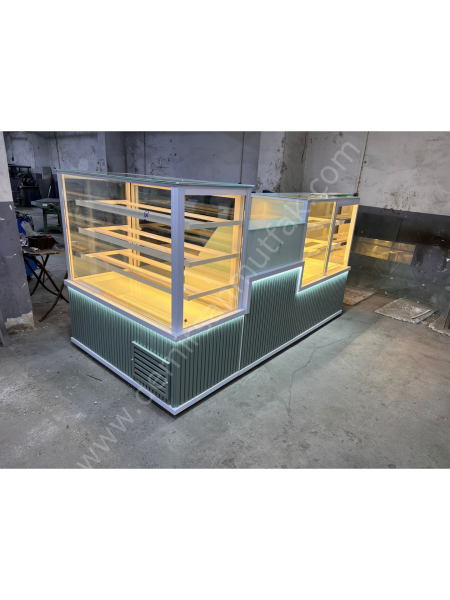 Pasta Teşhir ve Meşrubat Dolabı – Kombine Satış Reyonu DM0177