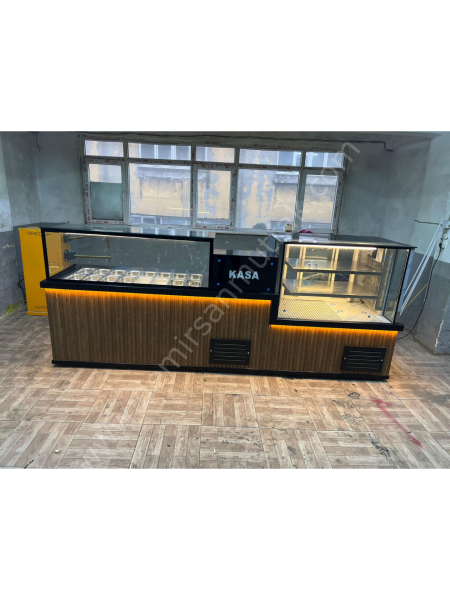 Kebap ve Salata Bar Teşhir Dolabı – Çok Amaçlı Servis Bankosu DM0179