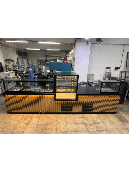 Pasta Tatlı Dolabı ve Yemek Çorba Servis Tezgahı – Satış Ünitesi DM0180