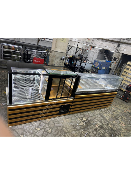 Kebap ve Tatlı Dolabı ile Yemek – Çorbalık Servis Tezgahı DM0184