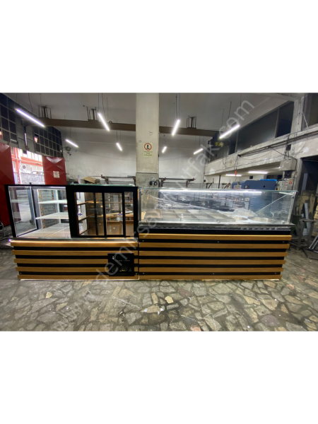 Kebap ve Tatlı Dolabı ile Yemek – Çorbalık Servis Tezgahı DM0184