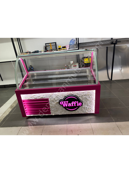 Waffle ve Tatlı Teşhir Dolabı DM0185