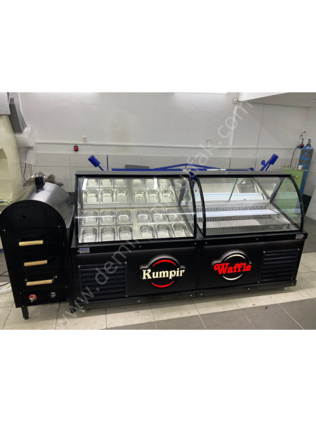 Fırınlı Kumpir ve Waffle Teşhir Dolabı DM0186