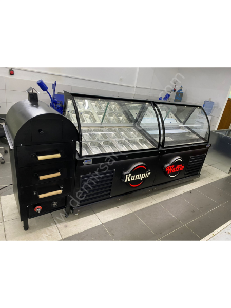Fırınlı Kumpir ve Waffle Teşhir Dolabı DM0186