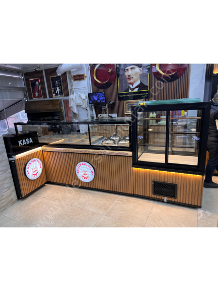 Entegre Servis Hatlı Pasta Tatlı ve Yemek Çorbalık Tezgahı DM0207