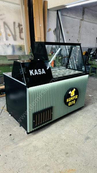 Fonksiyonel Tasarımlı Kahvaltı ve Kumpir Teşhir Dolabı DM0213